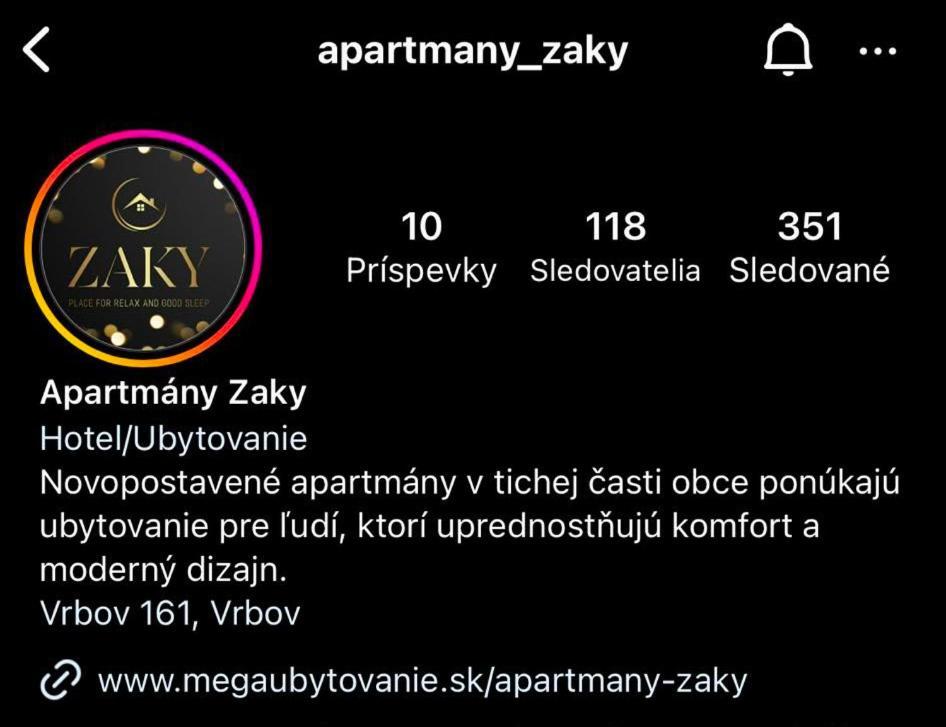 Apartmany Zaky Vrbov Eksteriør billede